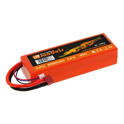 LiPo Akku 7,4 V / 6500 mAh - 45C Pro Racing