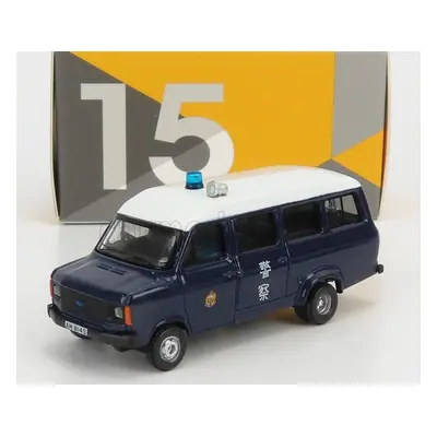 Tiny toys Ford england Transit Mkii Minibus Police 1980 1:76 Modrá Bílá