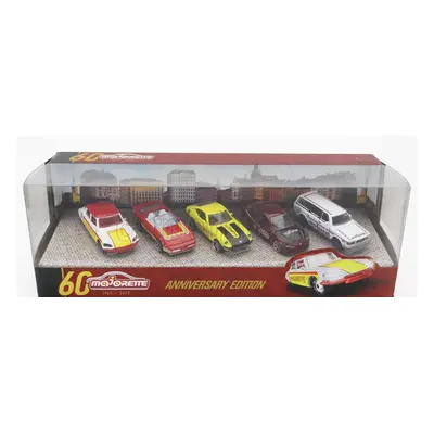 Majorette Alfa romeo Set Assortment 5 Cars Pieces - 60th Anniversary 1:64 Různé