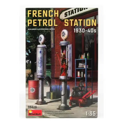 Miniart Accessories French Petrol Station 1:35 /