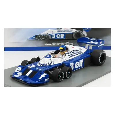 Spark-model Tyrrell F1 P34 Elf N 3 6th Italian Gp Monza 1977 R.peterson 1:18 Modrá Bílá