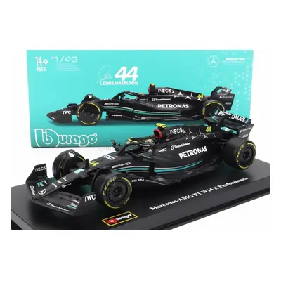 Bburago Mercedes gp F1 W14 Team Mercedes-amg Petronas F1 N 44 1:43, černá