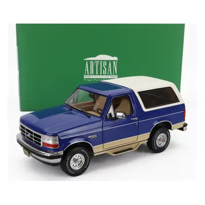 Greenlight Ford usa Bronco Eddie Bauer Edition 1996 1:18 Modrá Bílá