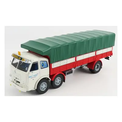 Edicola Pegaso 1063 Truck Telonato 3-assi 1968 1:43 Bílá Červená Zelená