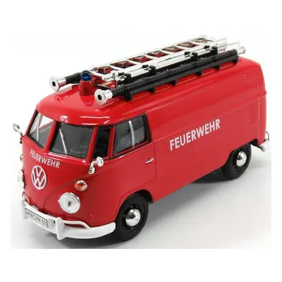 Motor-max Volkswagen T1 Type 2 Van Feuerwehr 1962 1:24 Red