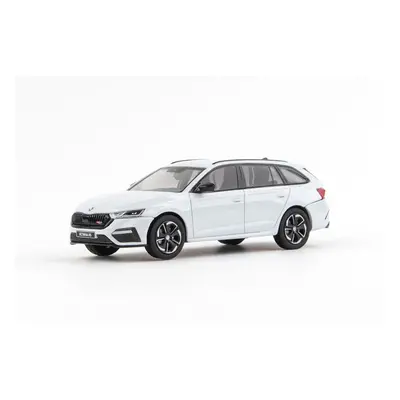 Abrex Škoda Octavia IV Combi RS (2020) 1:43 - Bílá Moon Metalíza