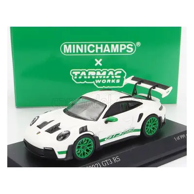 Minichamps Porsche 911 992 Gt3 Rs Coupe 2022 1:64 Bílá Zelená