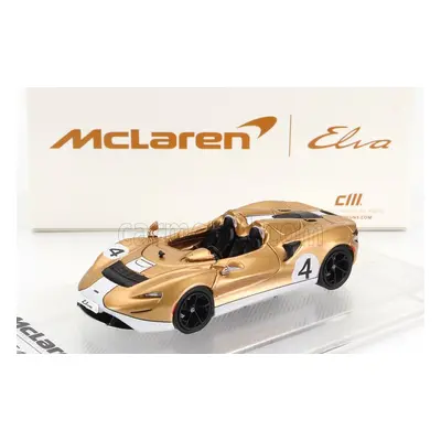 Cm-models Mclaren Elva N 4 Racing 2020 1:64 Zlatá Bílá