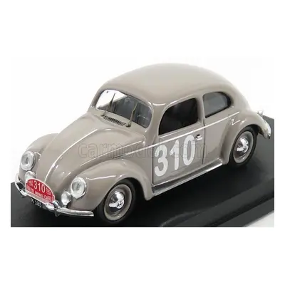 Rio-models Volkswagen Beetle Maggiolino N 310 Rally Montecarlo 1954 Mourier - Ramsing 1:43 Grey