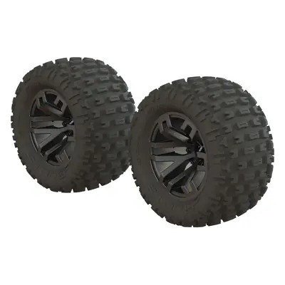 Arrma kolo 2.8" MT Gun Metal, pneu dBoots Fortress (2)