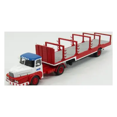 Perfex Unic Izoard Truck Semi-remorque 1958 - Sabine Rancy Cirque - Circus 1:43 Bílá Červená Mod