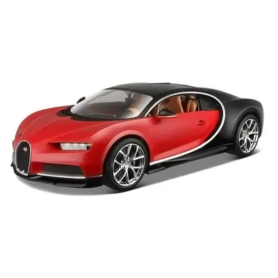 Bburago Plus Bugatti Chiron 1:18 červená