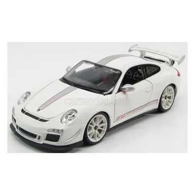 Bburago Porsche 911 997-2 Gt3 Rs 4.0 Coupe 2012 1:18 Bílé Stříbro