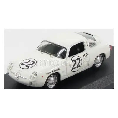 Best-model Fiat Abarth 750 Zagato Coupe N 22 Sebring 1960 Richards - Callanan 1:43 Bílá