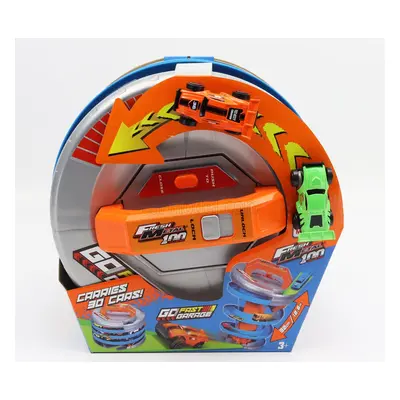 Maisto Accessories Diorama - Go Fast Garage With 2x Cars Included 1:64 Orange