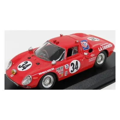 Best-model Ferrari 250lm N 34 Winner Class 24h Daytona 1968 Gunn - Ortega - Merello 1:43 Red