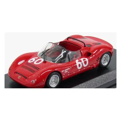 Best-model Fiat Abarth Sp 1000 Spider N 60 Monza 1968 Pal Joe - Botalla 1:43 Red