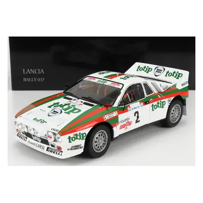 Kyosho Lancia 037 Totip Rally San Marino 1984 A.Vudafieri - L.Pirollo 1:18, bílá