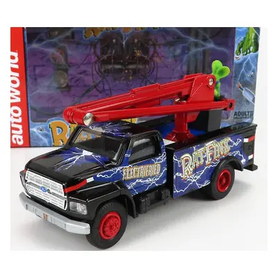 Autoworld Ford usa Bucket Truck Crane 1990 - Ratfink - Salvadanaio - Moneybox 1:34 Modrá Černá