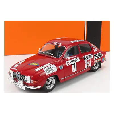 Ixo-models Saab 96 V4 N 7 Rally Sweden 1973 P.eklund - R.carlsson 1:18 Red