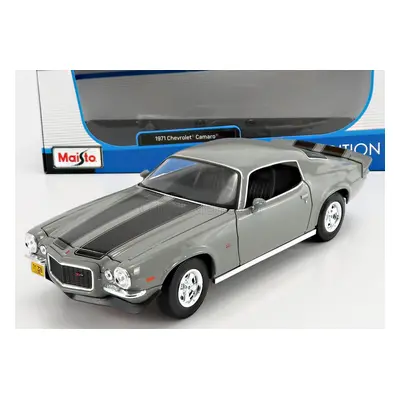 Maisto Chevrolet Camaro Z/28 Coupe 1971 1:18 Grey Met