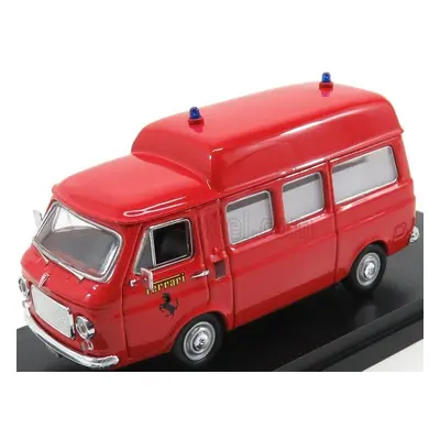 Rio-models Fiat 238 Minibus Tetto Alto 1965 Ambulanza Vigili Del Fuoco Pista Fiorano 1970 1:43 R