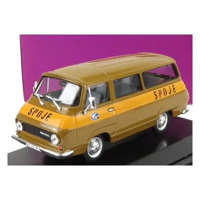 Abrex Škoda 1203 Minibus Poste Spoje 1974 1:43 Hnědá Žlutá