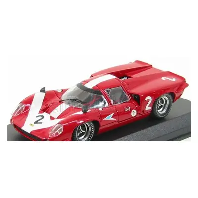 Best-model Lola T70 Coupe N 2 Brands Hatch 1967 Surtees - Hobbs 1:43 Červená Bílá