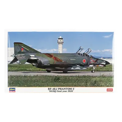 Hasegawa Mcdonnel douglas Rf-4ej Phantom Airplane Military 1961 - 501sq Final Year 2020 1:72 /