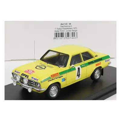 Trofeu Opel Ascona A (night Version) N 4 Winner Rally Russelsheim 1973 W.rohrl - J.berger 1:43 Ž