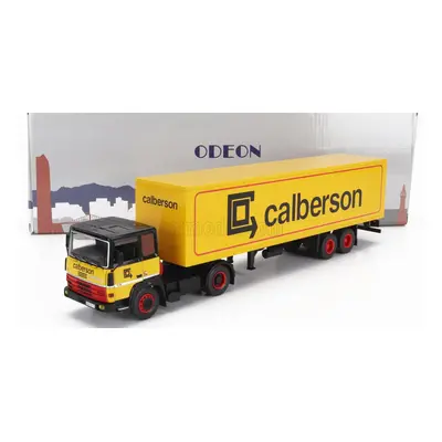 Odeon Berliet Tr280 Truck Telonato Calberson 1978 1:43 Žlutá Černá Červená