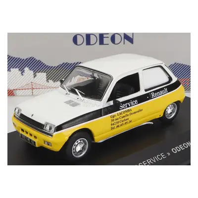 Odeon Renault R5 Societe Renault Service 1973 1:43 Bílá Žlutá Černá