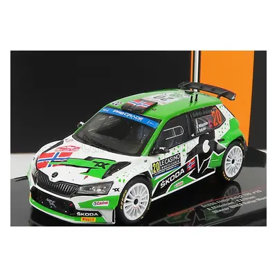 Ixo-models Škoda Fabia Rally2 Evo N 20 Rally Montecarlo 2022 1:43, zelenobílá