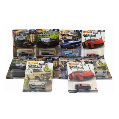 Mattel hot wheels Chevrolet Set Assortment 10 Pieces Fast & Furious 1:64 Různé