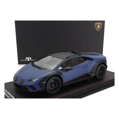 Mr-models Lamborghini Huracan Sterrato 2022 - Con Vetrina - With Showcase 1:18 Blu Grifo - Matná