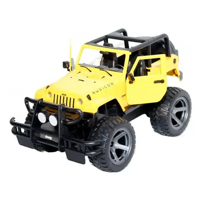 RC auto Jeep Wrangler, žlutá