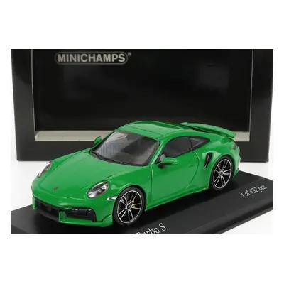 Minichamps Porsche 911 992 Turbo S Coupe Sport Design 2021 1:43 Zelená