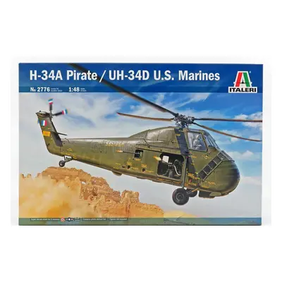 Italeri Sikorsky Uh-34d Helicopter U.s.a. Marines 1974 1:48 /