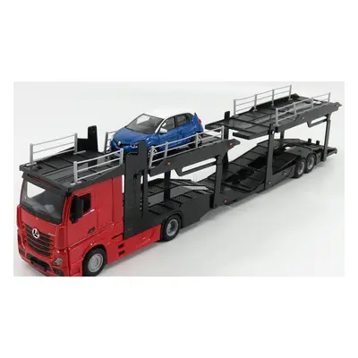 Bburago Mercedes benz Actros 2 2545 Truck Car Transporter 2016 + Renault Captur 1:43