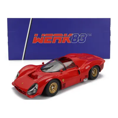 Werk83 Ferrari 330 P3 4.0l V12 Spider Plain Body Version Open Roof 1966 1:18 Red