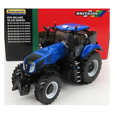 Britains New holland T8.435 Tractor 2018 1:32 Modrá Černá