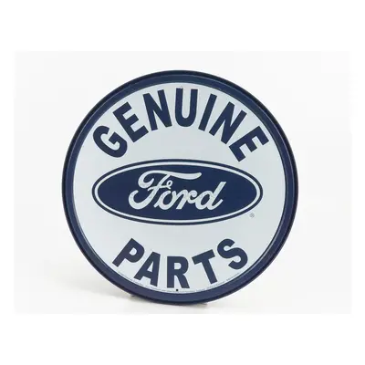 Edicola Accessories Metal Plate - Ford Genuine Parts 1:1 Bílá Modrá