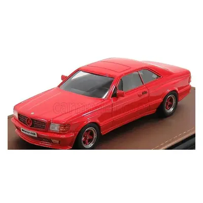 Glm-models Mercedes benz S-class 560sec 6.0 Amg (c126) Coupe 1984 1:43 Red