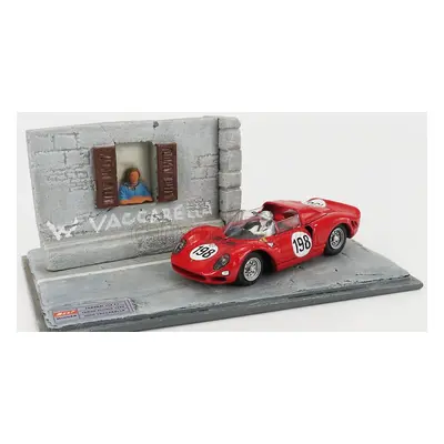 Best-model Ferrari 275p N 198 Winner Targa Florio 1965 Nino Vaccarella 1:43 Red