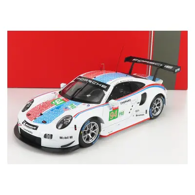 Ixo-models Porsche 911 991 Rsr 4.0l Flat-6 Porsche Gt Team N 94 1:18, bílá