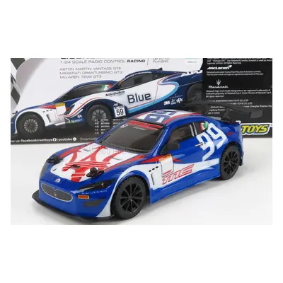 Re-el toys Maserati Granturismo Gt3 N 99 Racing 2015 1:24 Modrá Bílá