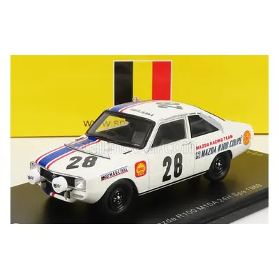 Spark-model Mazda R100 M10a N 28 24h Spa 1969 M.katakura - T.takechi 1:43 Bílá Modrá