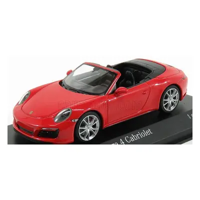 Minichamps Porsche 911 991-2 Carrera 4s Cabriolet 2017 1:43 Red