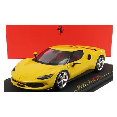 Bbr-models Ferrari 296 Gtb Hybrid 830hp V6 2021 1:18, žlutá