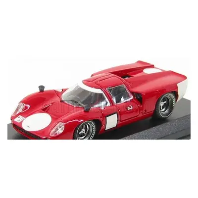 Best-model Lola T70 Coupe Prova 1967 1:43 Červená Bílá